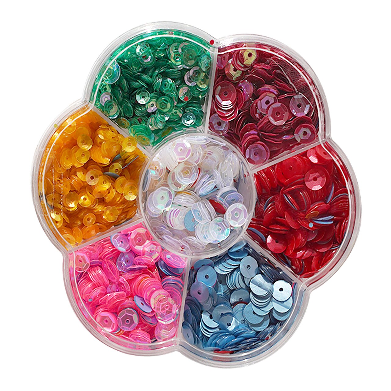Buttons Galore and More Bulk Sequins - 7 Unique Bright Colors for Crafts